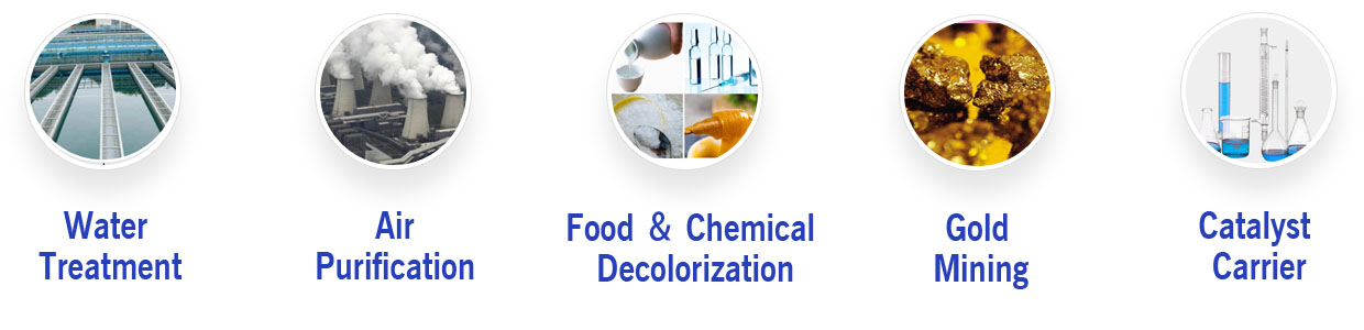 coconut shell activated carbon application