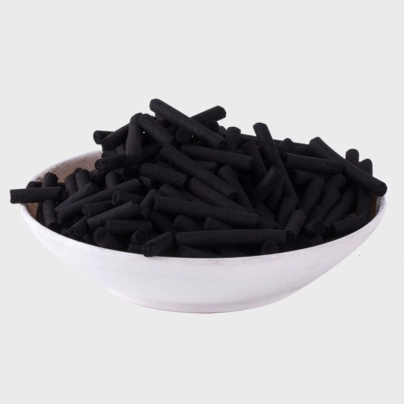 Cylindrical activated carbon