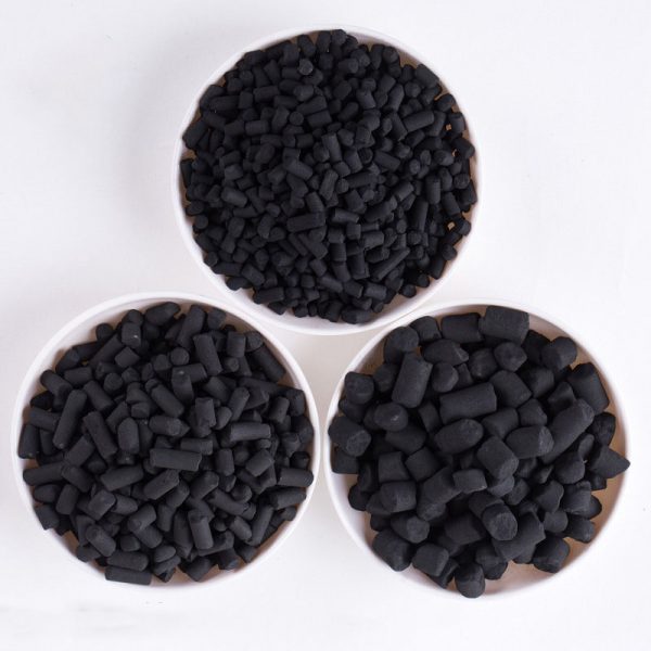 Cylindrical activated carbon