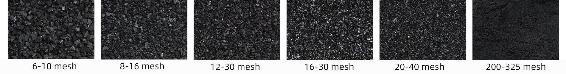 coal based activated carbon size